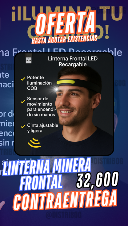 LINTERNA LED DE CABEZA