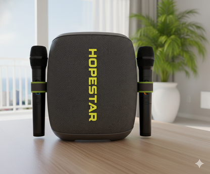 PARLANTE 100W y MICRÓFONOS