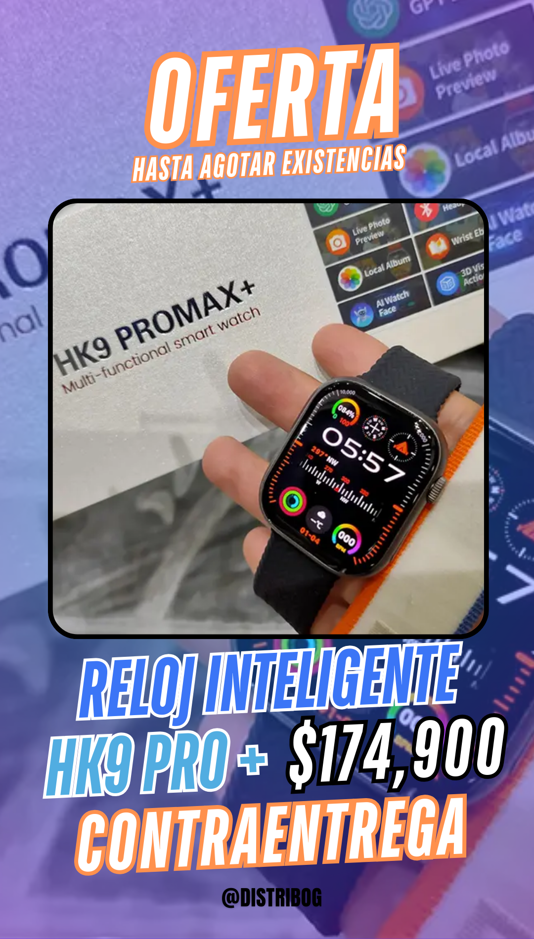 SMARTWATCH HK9 PRO+