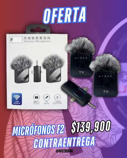 MICRÓFONOS F2 PRO
