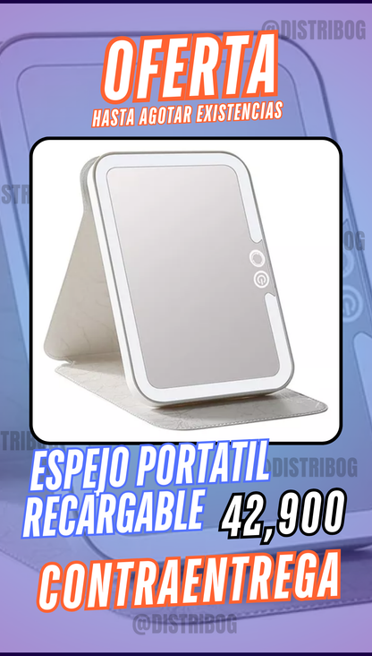 ESPEJO PORTATIL RECARGABLE
