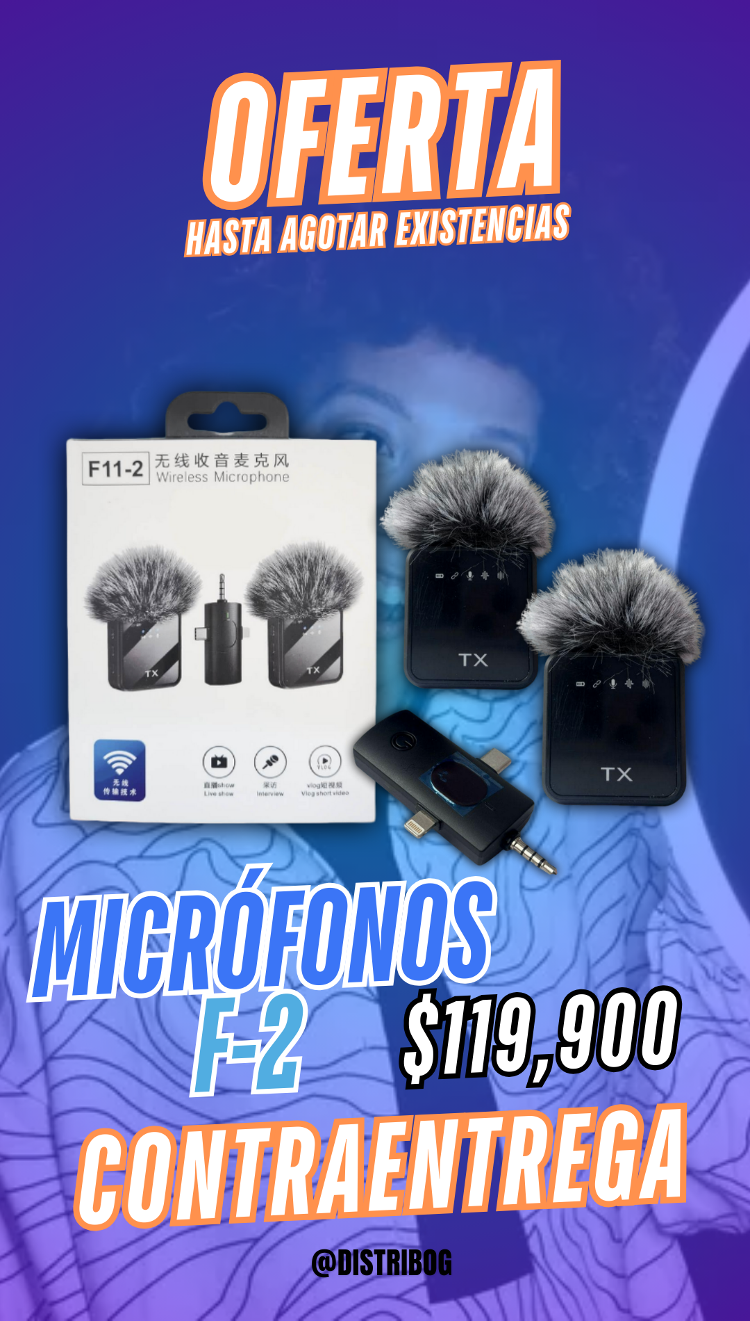 MICRÓFONOS F2 PRO