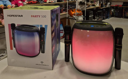 PARLANTE 100W y MICRÓFONOS