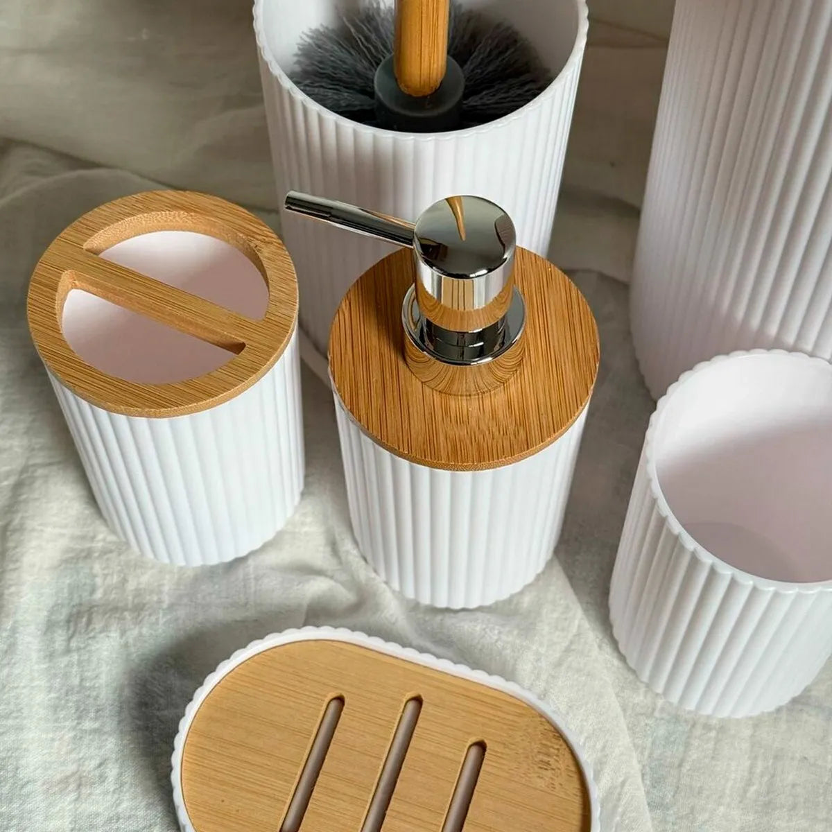 SET DE BAÑO 6 PIEZAS