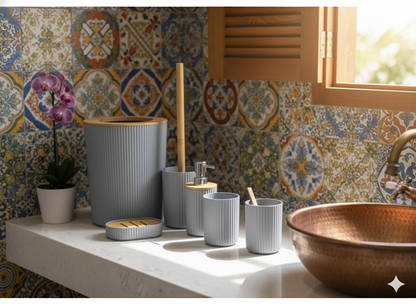 SET DE BAÑO 6 PIEZAS