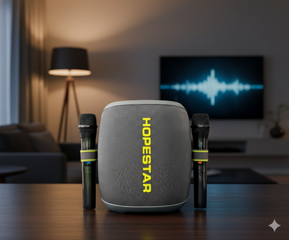 PARLANTE 100W y MICRÓFONOS