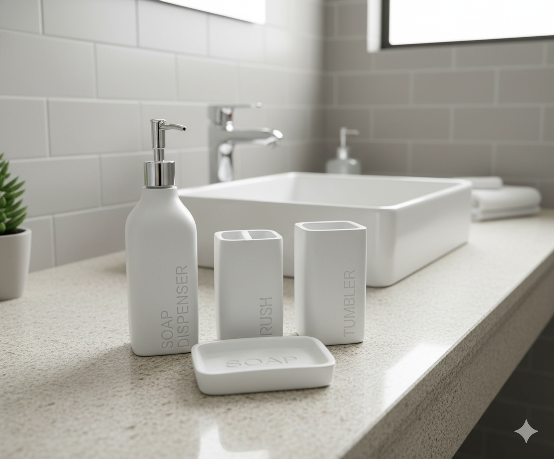 SET DE BAÑO CERÁMICA