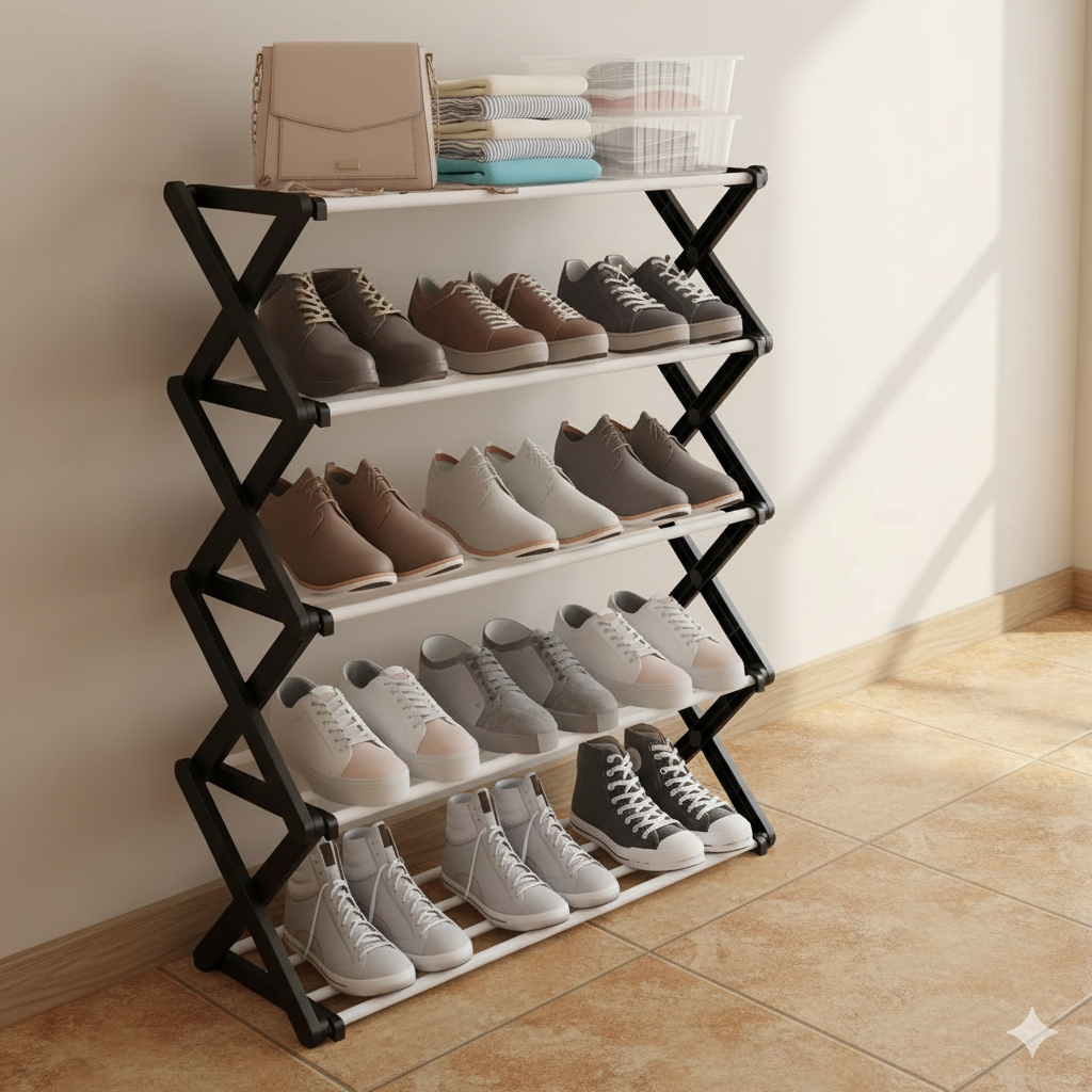 ORGANIZADOR ZAPATOS TUBULAR X5