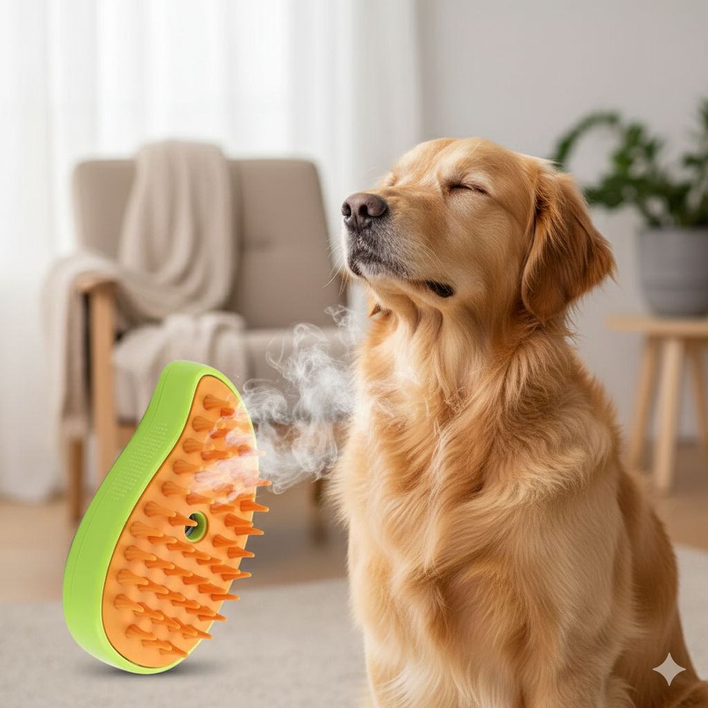 CEPILLO A VAPOR PARA MASCOTA